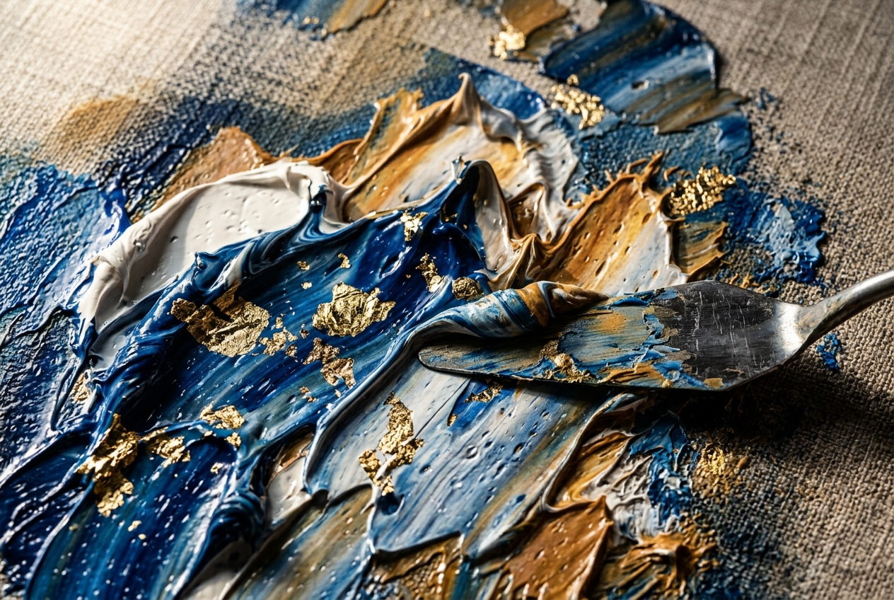 Palette Knife Impasto Oil Painting Textures